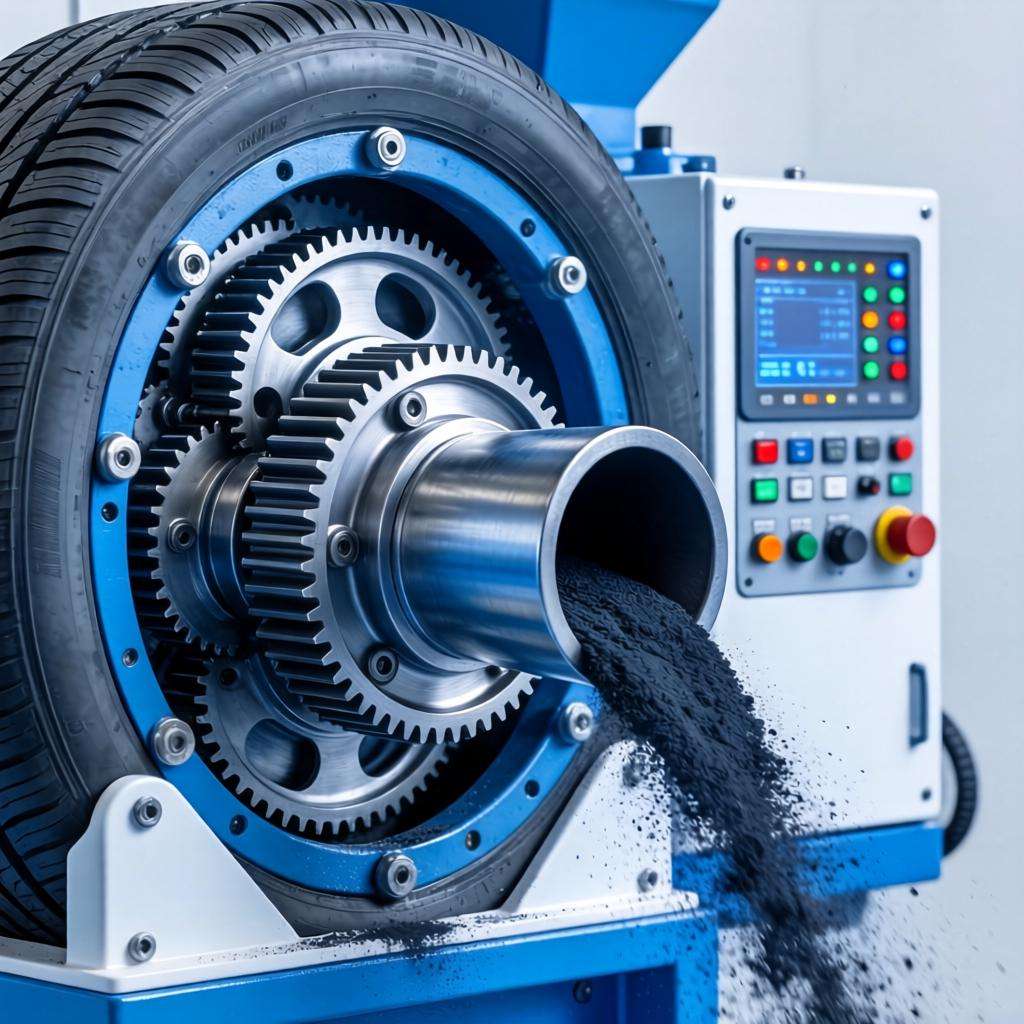 国产智能化废轮胎粉碎装备获突破第一张图