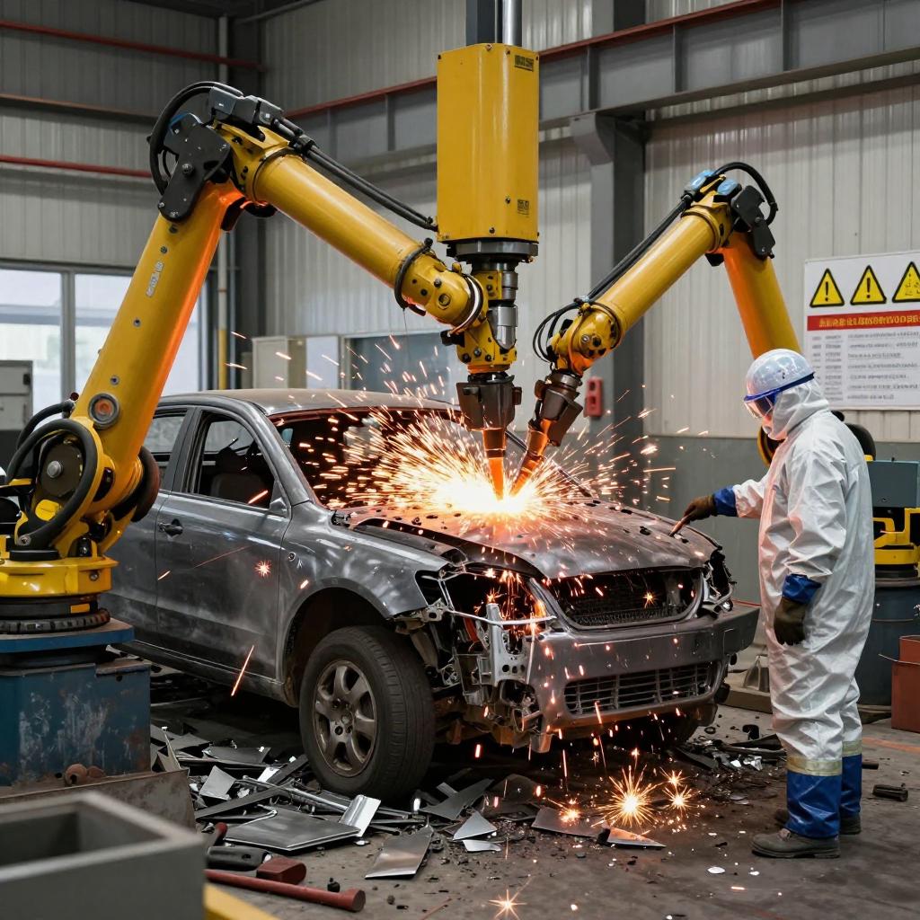 报废车拆解有助资源循环利用第一张图