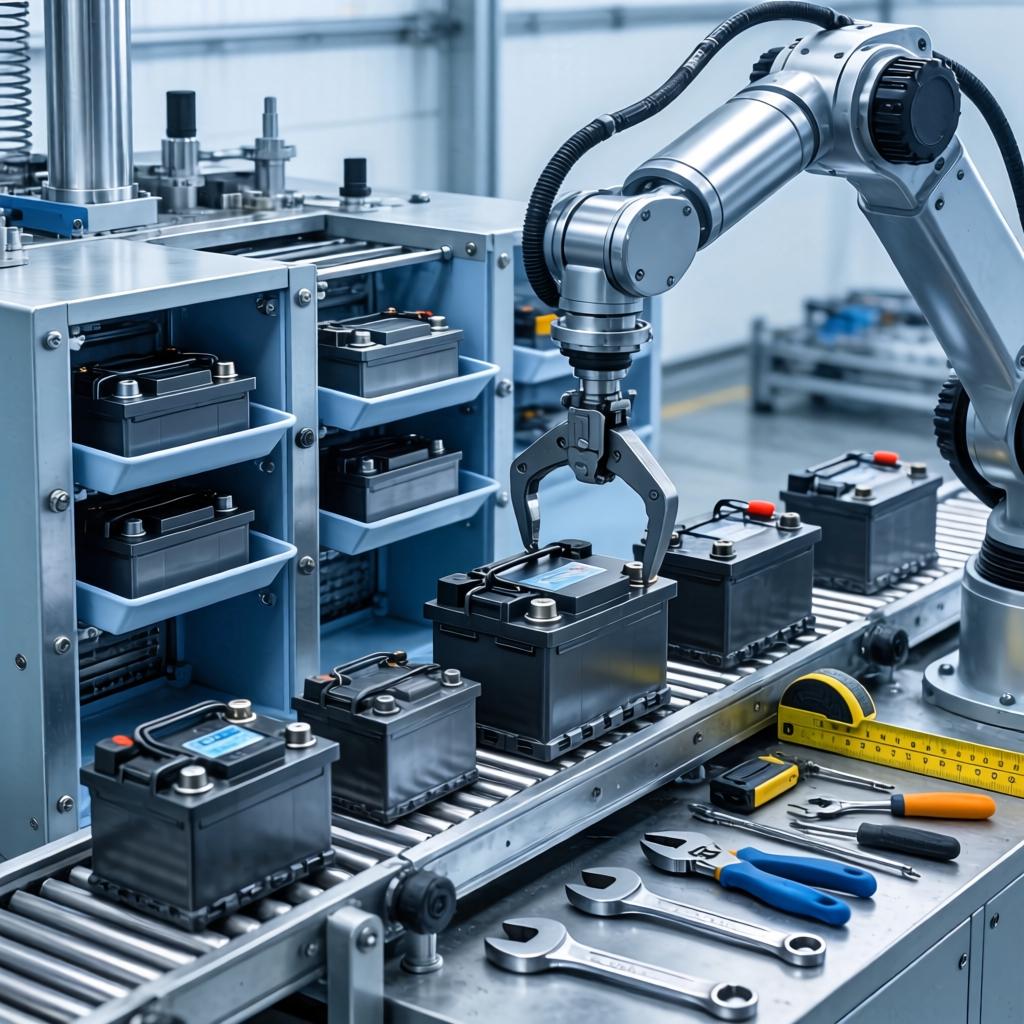 攻克复杂铅蓄电池分选技术国内首创第一张图