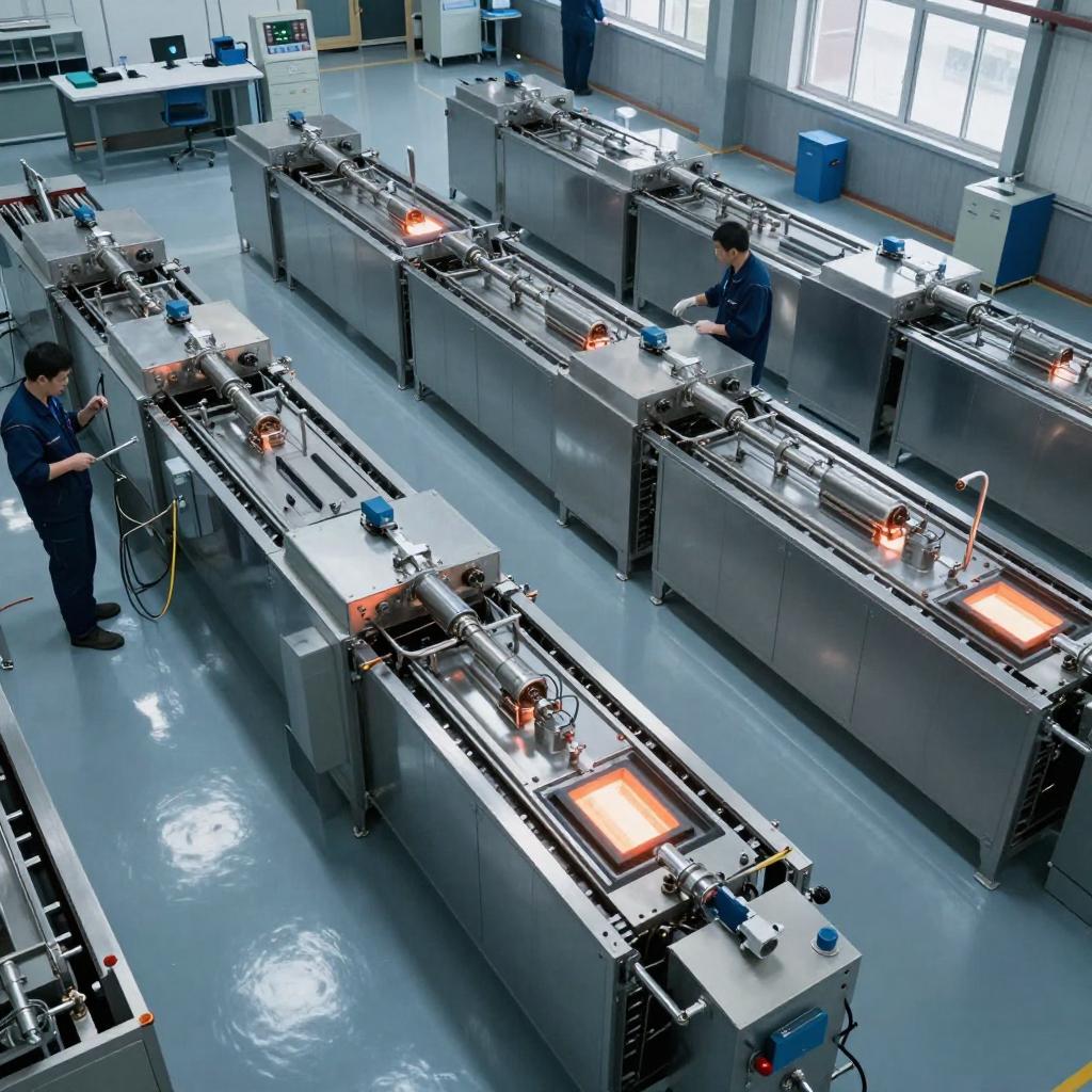 “新型稳流节能技术”试验槽顺利通电焙烧第一张图