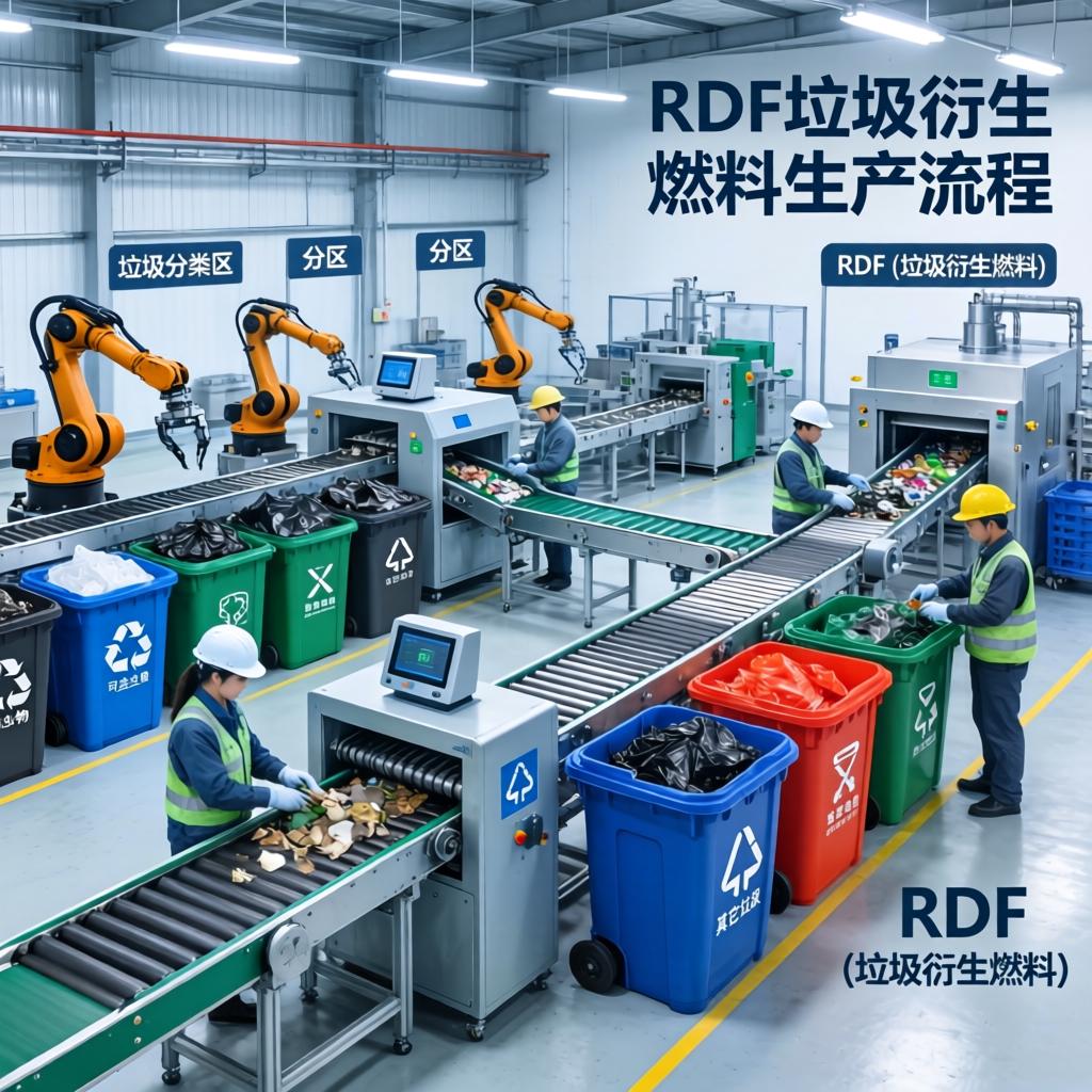 湖南万容开发第三代垃圾厂——RDF生态工厂第一张图