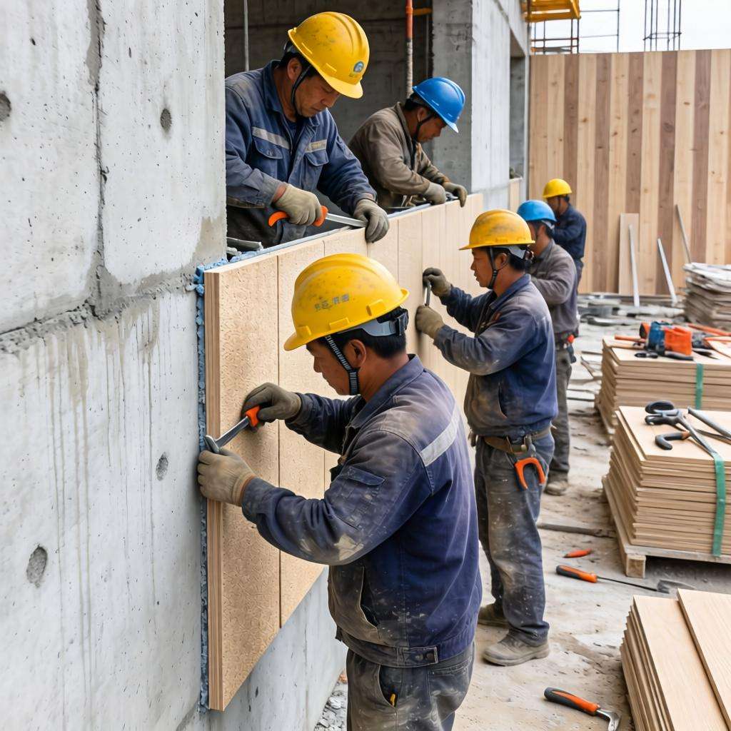 无机集料阻燃木塑复合墙板已制定建筑应用标准第一张图