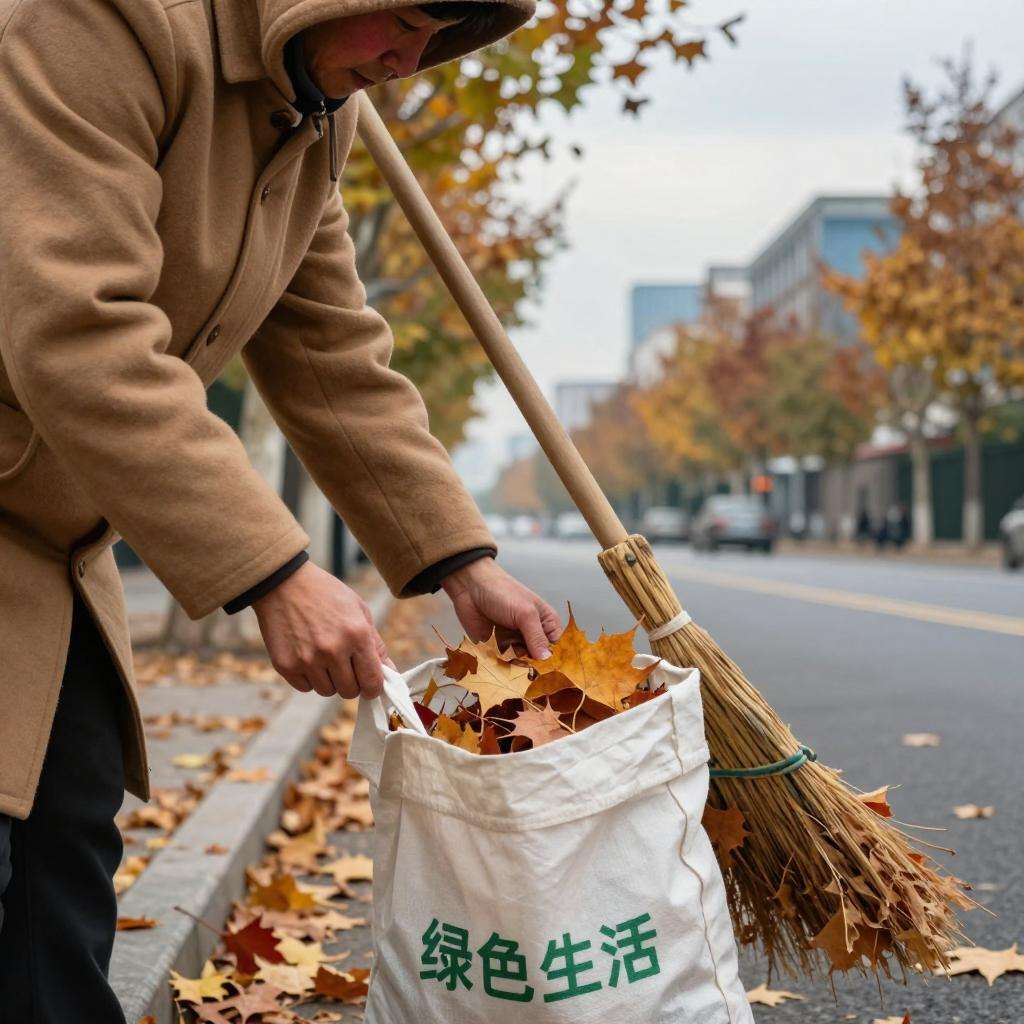 莫斯科禁燃落叶变废为宝第一张图