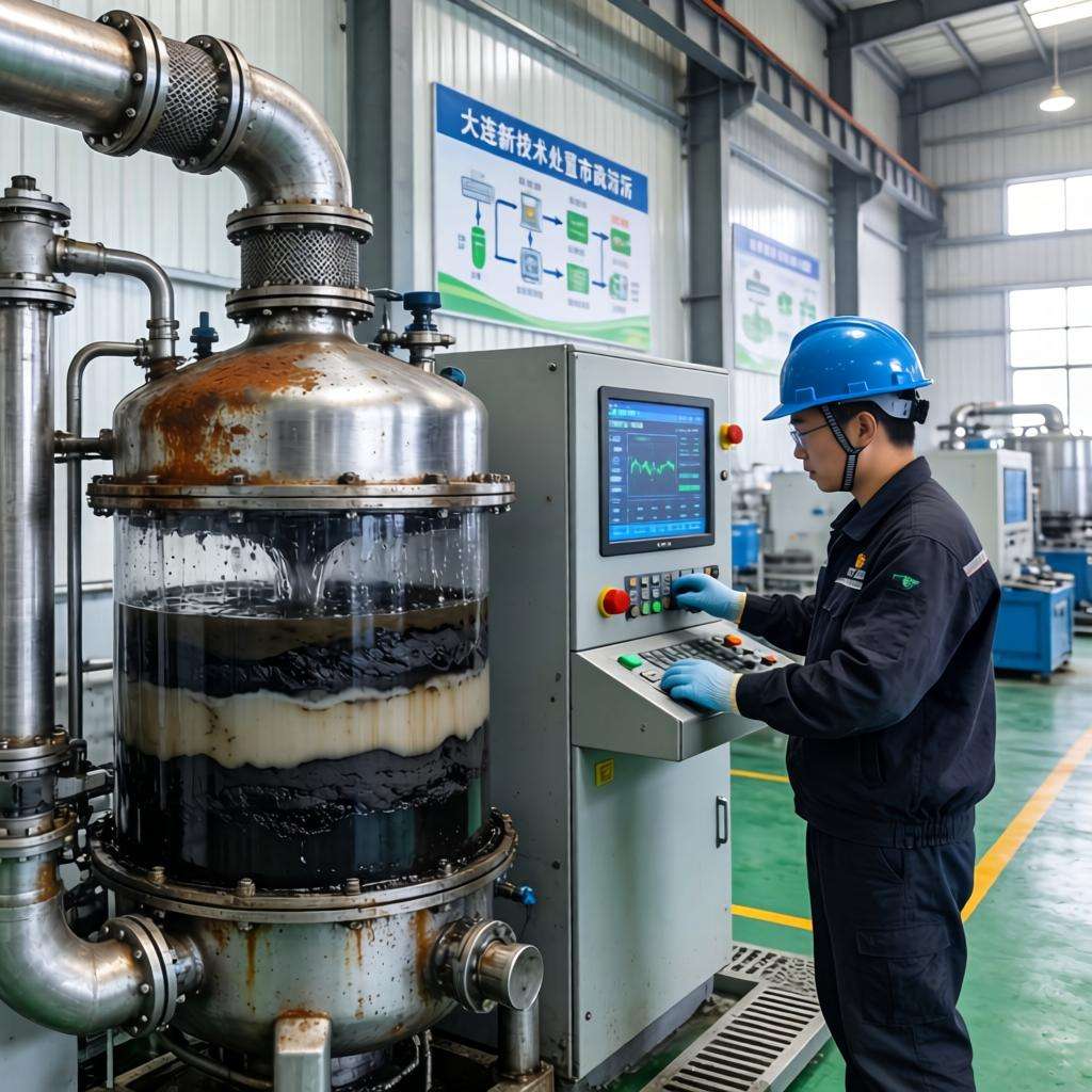 大连新技术处置市政污泥第一张图