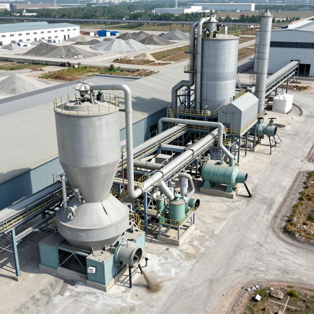 山东枣庄建筑垃圾变身水泥试验成功第二张图