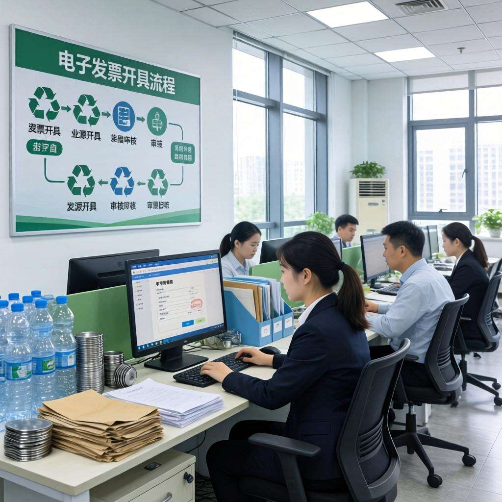 “反向开票”政策实施后，资源回收行业竟然迎来这样惊人的转变！第一张图