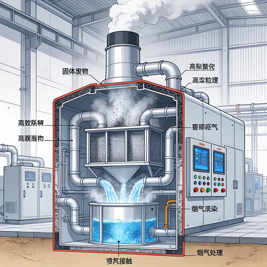 生活垃圾焚烧烟气污染物的控制与处理工(图1)