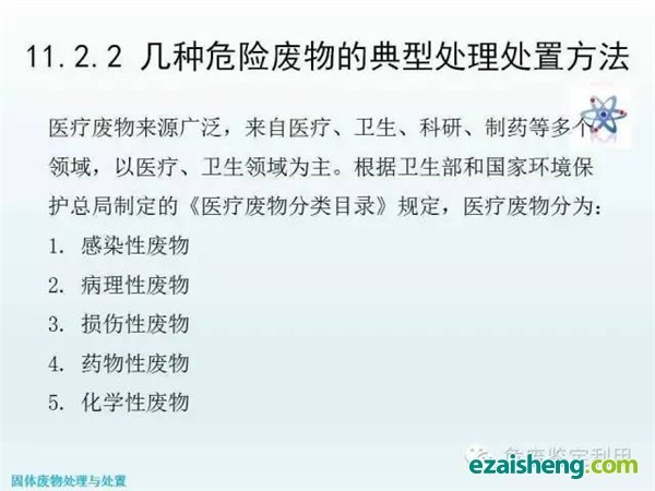 几种危险废物的典型处理处置方法(图16)