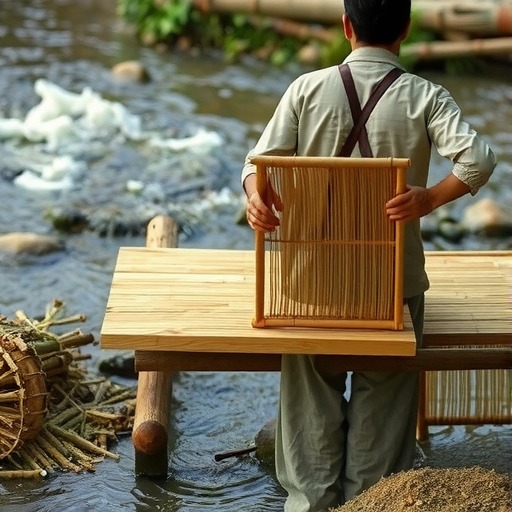 对手艺心怀虔诚的捞纸工(图1)