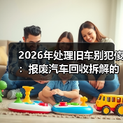 2026年处理旧车别犯傻：报废汽车回收拆解的门道（图3）