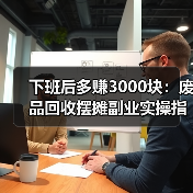 下班后多赚3000块：废品回收摆摊副业实操指南（图4）