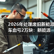 2026年处理废旧新能源车血亏2万块：新能源汽车报废回收的5个坑（图1）