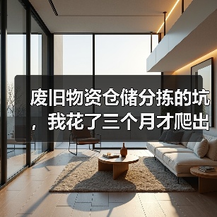 废旧物资仓储分拣的坑,我花了三个月才爬出来(图3) 废旧物资仓储分拣的坑,我花了三个月才爬出来(图3)
