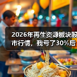 2026年再生资源板块股市行情,我亏了30%后想明白几件事(图4) 2026年再生资源板块股市行情,我亏了30%后想明白几件事(图4)