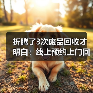 折腾了3次废品回收才明白:线上预约上门回收为什么突然火了(图3) 折腾了3次废品回收才明白:线上预约上门回收为什么突然火了(图3)