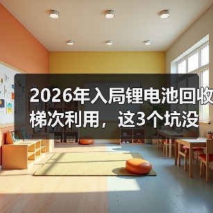 2026年入局锂电池回收梯次利用,这3个坑没人会告诉你(图3) 2026年入局锂电池回收梯次利用,这3个坑没人会告诉你(图3)