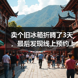 卖个旧冰箱折腾了3天，最后发现线上预约上门回收才是真香（图1）