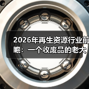 2026年再生资源行业前瞻:一个收废品的老大哥跟我说了句大实话(图2) 2026年再生资源行业前瞻:一个收废品的老大哥跟我说了句大实话(图2)