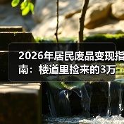 2026年居民废品变现指南：楼道里捡来的3万块，比加班实在（图2）