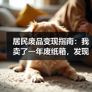 居民废品变现指南：我卖了一年废纸箱，发现这几个渠道最划算（图1）