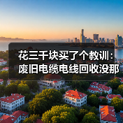 花三千块买了个教训:废旧电缆电线回收没那么简单(图3) 花三千块买了个教训:废旧电缆电线回收没那么简单(图3)