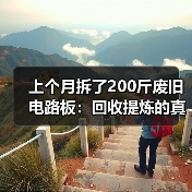 上个月拆了200斤废旧电路板:回收提炼的真实收入(图2) 上个月拆了200斤废旧电路板:回收提炼的真实收入(图2)