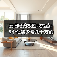 废旧电路板回收提炼:3个让我少亏几十万的教训(图4) 废旧电路板回收提炼:3个让我少亏几十万的教训(图4)