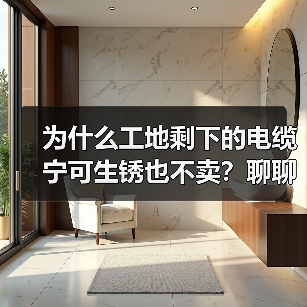 为什么工地剩下的电缆宁可生锈也不卖?聊聊废旧电缆电线回收(图2) 为什么工地剩下的电缆宁可生锈也不卖?聊聊废旧电缆电线回收(图2)