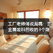 工厂老师傅说漏嘴：贵金属废料回收的3个隐藏暴利点（图2）