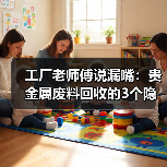 工厂老师傅说漏嘴：贵金属废料回收的3个隐藏暴利点（图1）