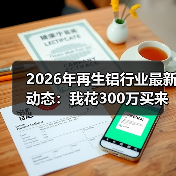 2026年再生铝行业最新动态:我花300万买来的5个惨痛教训(图3) 2026年再生铝行业最新动态:我花300万买来的5个惨痛教训(图3)