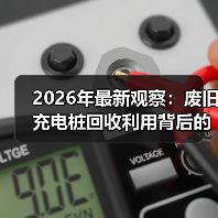 2026年最新观察:废旧充电桩回收利用背后的隐形生意(图1) 2026年最新观察:废旧充电桩回收利用背后的隐形生意(图1)
