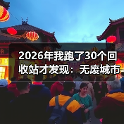 2026年我跑了30个回收站才发现:无废城市回收体系建设最大的坑是没人说这个(图2) 2026年我跑了30个回收站才发现:无废城市回收体系建设最大的坑是没人说这个(图2)