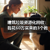 建筑垃圾资源化回收:我花60万买来的3个教训(图2) 建筑垃圾资源化回收:我花60万买来的3个教训(图2)