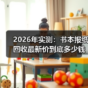 2026年实测：书本报纸回收最新价到底多少钱一斤？（图3）