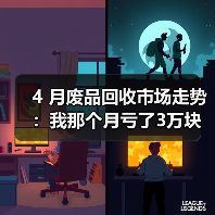 4 月废品回收市场走势:我那个月亏了3万块才看懂的事(图4) 4 月废品回收市场走势:我那个月亏了3万块才看懂的事(图4)