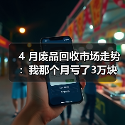 4 月废品回收市场走势:我那个月亏了3万块才看懂的事(图1) 4 月废品回收市场走势:我那个月亏了3万块才看懂的事(图1)