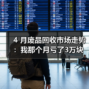 4 月废品回收市场走势:我那个月亏了3万块才看懂的事(图3) 4 月废品回收市场走势:我那个月亏了3万块才看懂的事(图3)