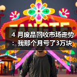 4 月废品回收市场走势:我那个月亏了3万块才看懂的事(图2) 4 月废品回收市场走势:我那个月亏了3万块才看懂的事(图2)