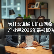 为什么说城市矿山回收产业是2026年最被低估的金矿?(图3) 为什么说城市矿山回收产业是2026年最被低估的金矿?(图3)