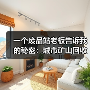 一个废品站老板告诉我的秘密：城市矿山回收产业（图2）