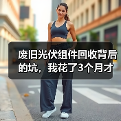 废旧光伏组件回收背后的坑,我花了3个月才弄明白(图1) 废旧光伏组件回收背后的坑,我花了3个月才弄明白(图1)