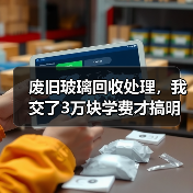 废旧玻璃回收处理,我交了3万块学费才搞明白的门道(图3) 废旧玻璃回收处理,我交了3万块学费才搞明白的门道(图3)