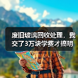 废旧玻璃回收处理,我交了3万块学费才搞明白的门道(图1) 废旧玻璃回收处理,我交了3万块学费才搞明白的门道(图1)