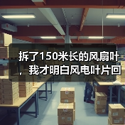 拆了150米长的风扇叶,我才明白风电叶片回收利用有多难(图3) 拆了150米长的风扇叶,我才明白风电叶片回收利用有多难(图3)