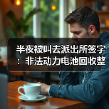 半夜被叫去派出所签字:非法动力电池回收整治背后这些坑你必须知道(图2) 半夜被叫去派出所签字:非法动力电池回收整治背后这些坑你必须知道(图2)