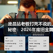 废品站老板打死不说的秘密:2026年废旧金属回收行情(图2) 废品站老板打死不说的秘密:2026年废旧金属回收行情(图2)