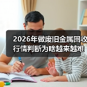 2026年做废旧金属回收行情判断为啥越来越难了(图1) 2026年做废旧金属回收行情判断为啥越来越难了(图1)