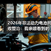 2026年非法动力电池回收整治：我亲眼看到的黑色产业链（图1）