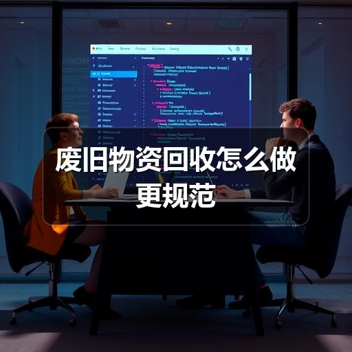 废旧物资回收怎么做更规范